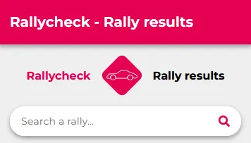 Rallycheck Results PWA